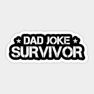 Dad Joke Survivor Sticker